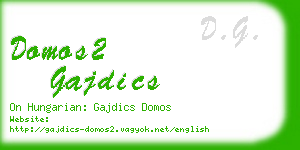 domos2 gajdics business card